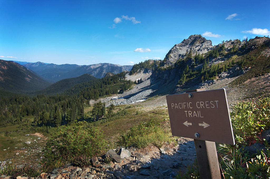 pacific crest trail sign