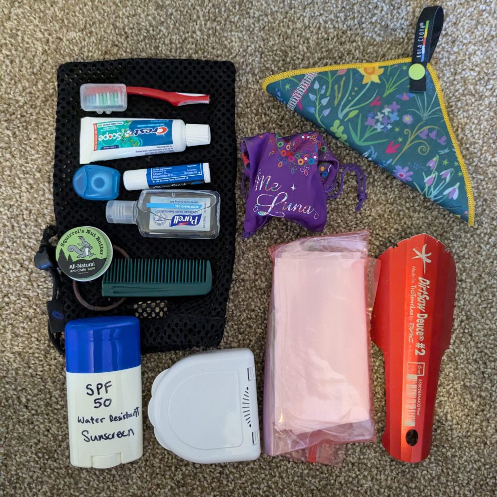 backpacking toiletries