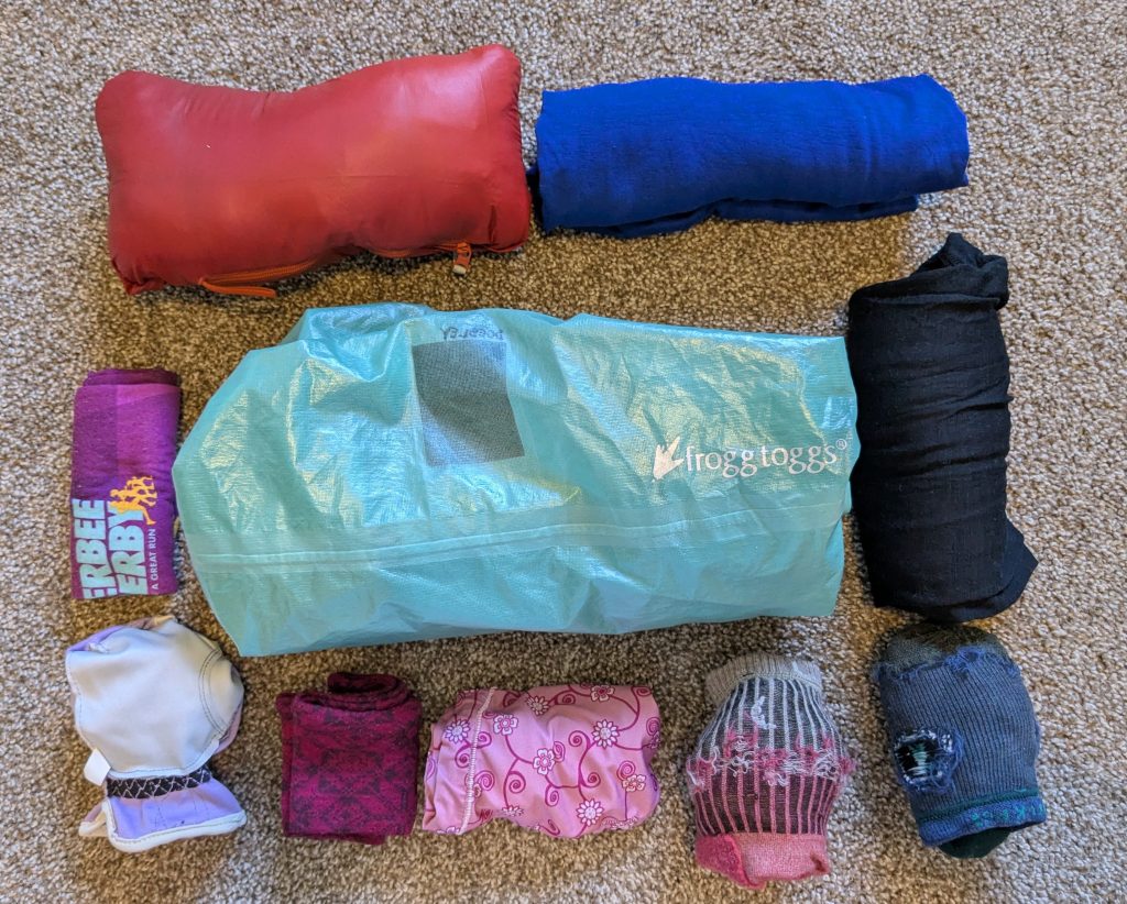 backpacking clothes