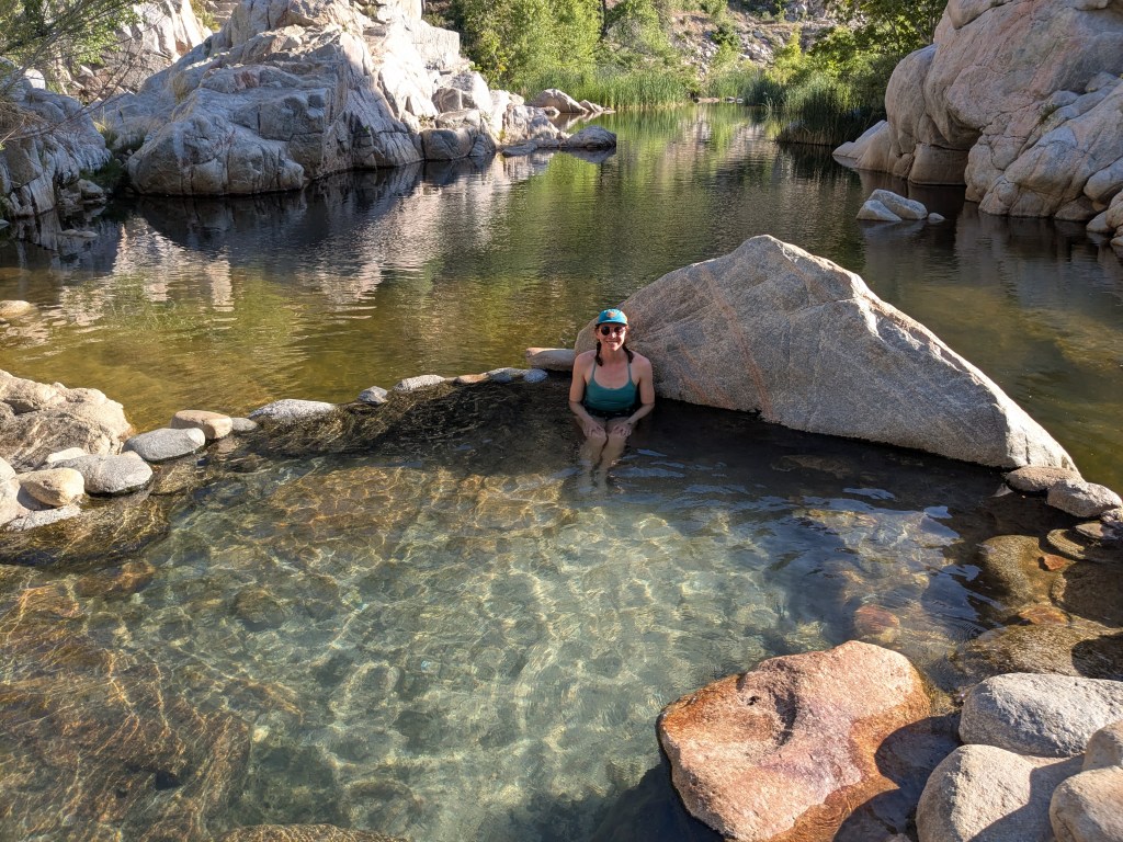 Hiking for hot springs and&nbsp;hamburgers